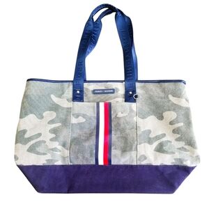 Tommy Hilfiger Camouflage and Logo Tote Bag